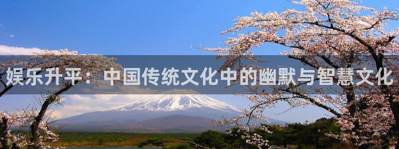 星空娱乐93299：娱乐升平：中国传统文化中的幽默与智慧文化